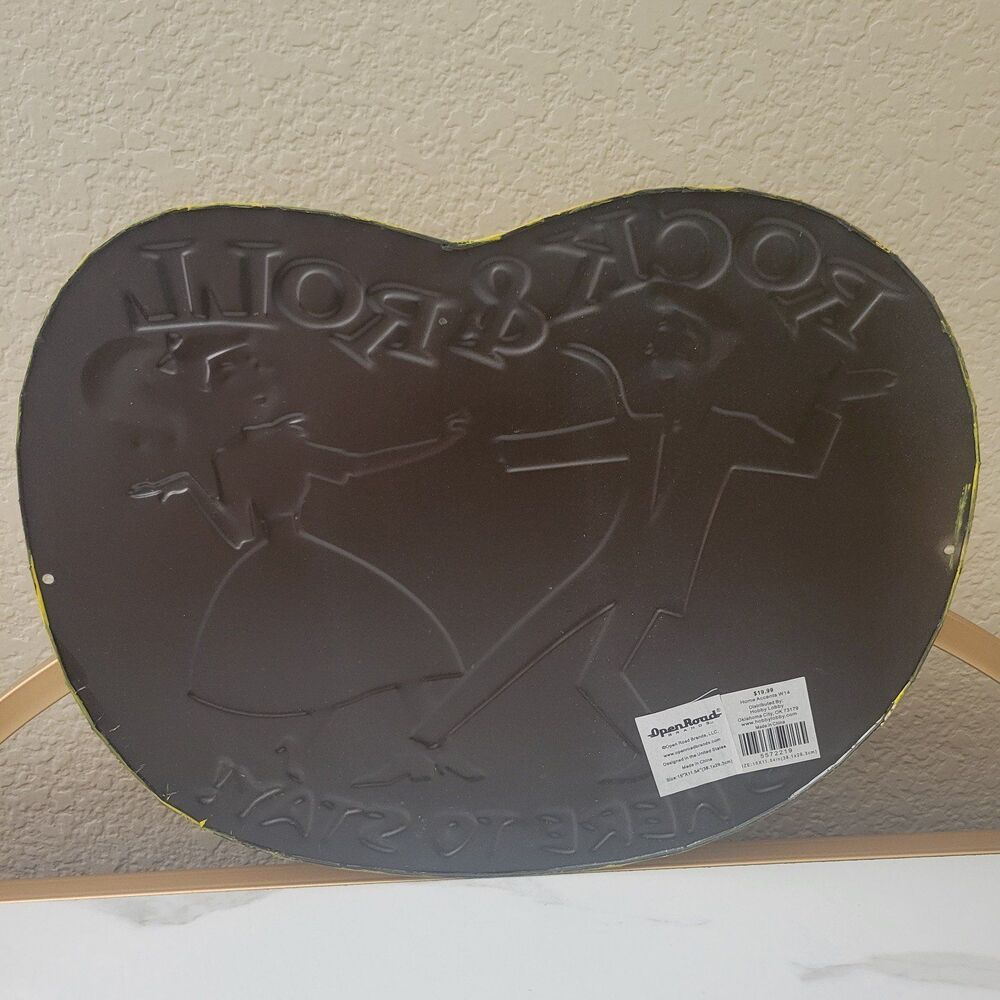 Rock & Roll Metal Sign - Picture 3 of 4